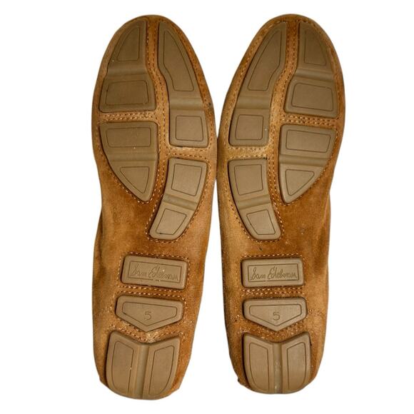 Sam Edelman Womens Suede Moccasins Falto Tan Brown Horse Bit Size 5 - Picture 8 of 10